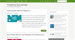 Desktop Screenshot of blog.prestashopmanager.com