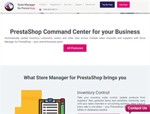Tablet Screenshot of prestashopmanager.com